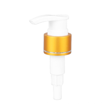 Screw Lotion Pump with aluminum cover for shampoo